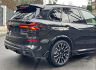 BMW X5 G05 2019–2026 Schwelleraufsätze V3 (Schwarz Glanz) Foto 3