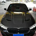 BMW 5er G30/G31 2017–2023 Motorhaube (F90-Style, Carbon) Foto 2