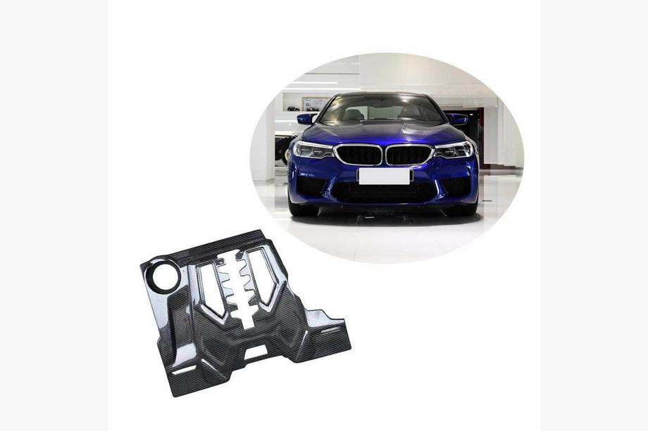 BMW 5er G30/G31 2017–2023 Motorabdeckung Carbon (für F90) Image