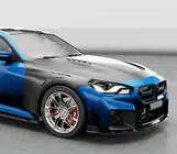 BMW 2 Series G42 2021- Nieren (für G87, Carbon) Foto 2