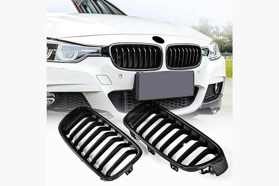 BMW 3 Series F30/F31 2012-2019 Nieren 1 Bar (Carbon) Image