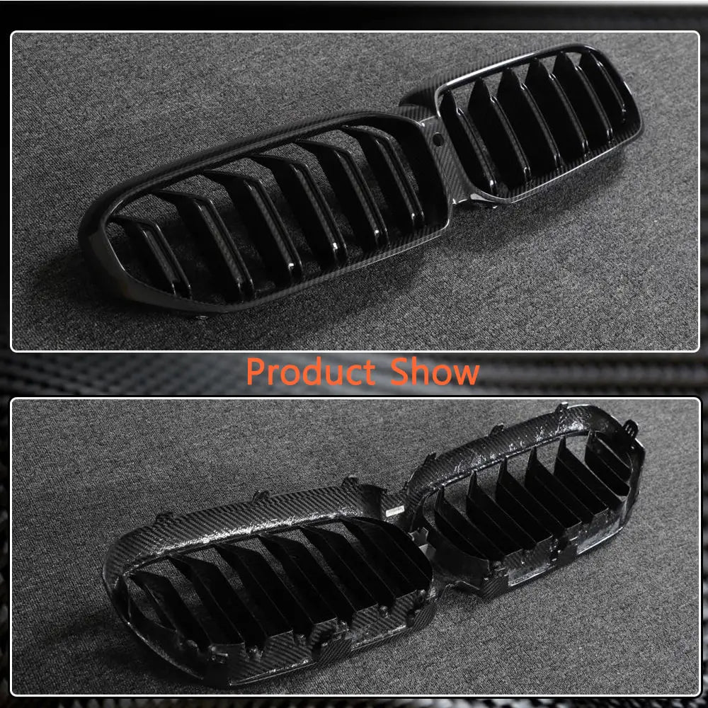 BMW 5er G30/G31 2017–2023 M-Look V1 Nieren (2021-2023, Trockencarbon) Foto 6
