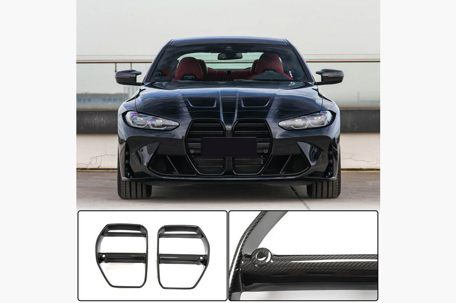BMW 4 Series G22/23/26 2020- Nieren V3 (für G82/G83, Carbon) Image