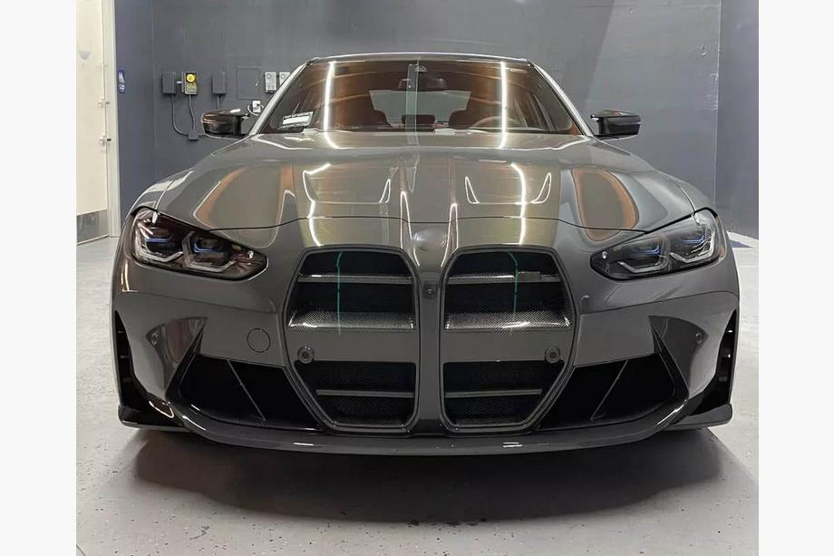 BMW 4 Series G22/23/26 2020- Nieren FRP V6 (für G82/G83 2021+ ohne ACC) Foto 4