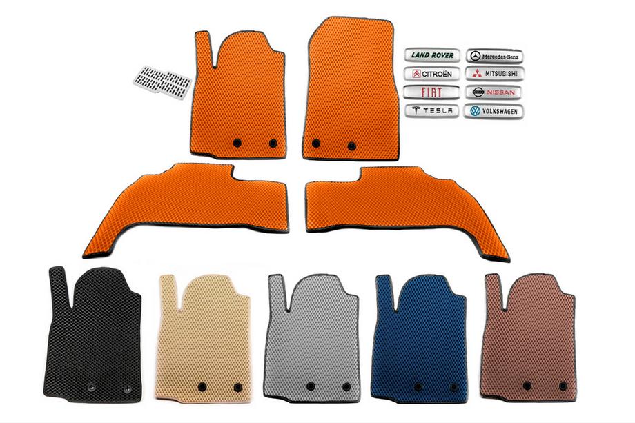 Nissan Patrol Y61 1997-2011 Kofferraummatte Lang (EVA, orange) Image