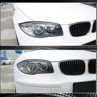 Scheinwerferblenden (Carbon) BMW 1 Series E81/E82/E87/E88 2004-2011 Foto 3