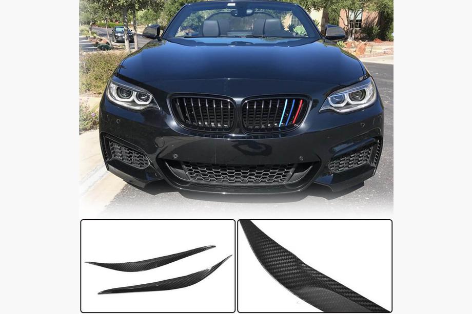 BMW 2 Series F22/F23 2014-2021 Scheinwerferblenden (Carbon) Foto 1