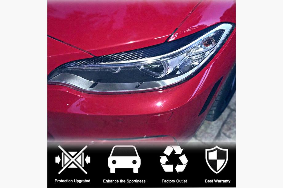 BMW 2 Series F22/F23 2014-2021 Scheinwerferblenden (Carbon) Foto 3