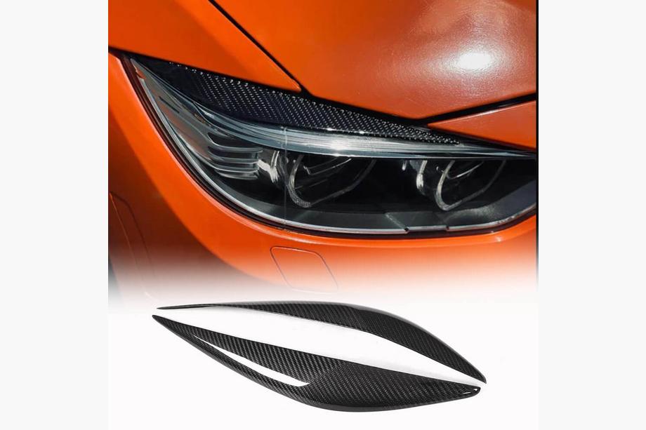 BMW 3 Series F30/F31 2012-2019 Scheinwerferblenden V1 (für F30, Carbon) Image