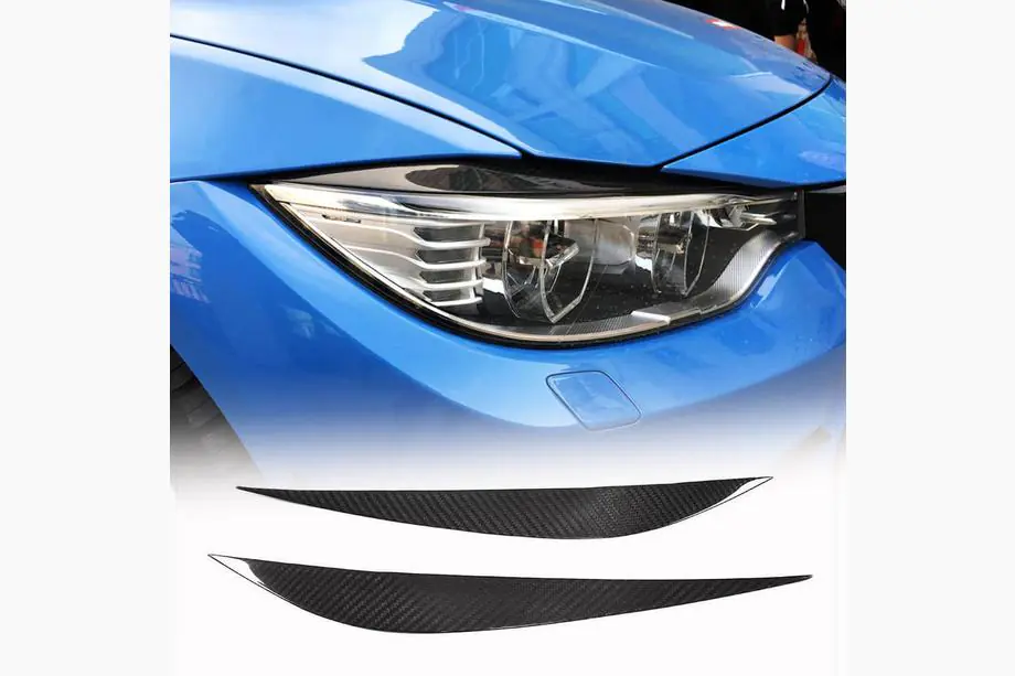 BMW 4 Series F32/F33/F36 2012-2020 Scheinwerferblenden V2 (Carbon) Image