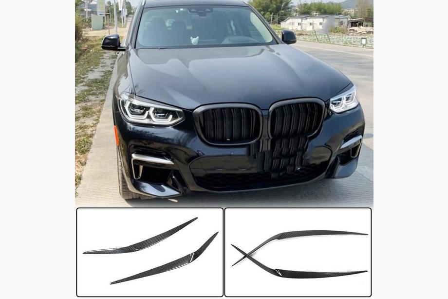 BMW X3 G01 2018- Scheinwerferblenden (2018-2021, Carbon) Image