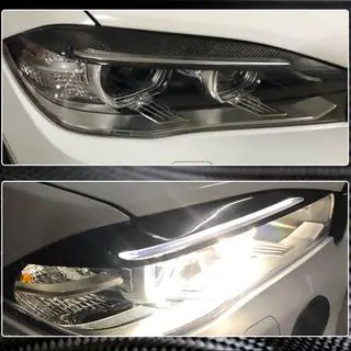 Scheinwerferblenden Carbon V1 BMW X6 F16 2014-2019 Foto 3
