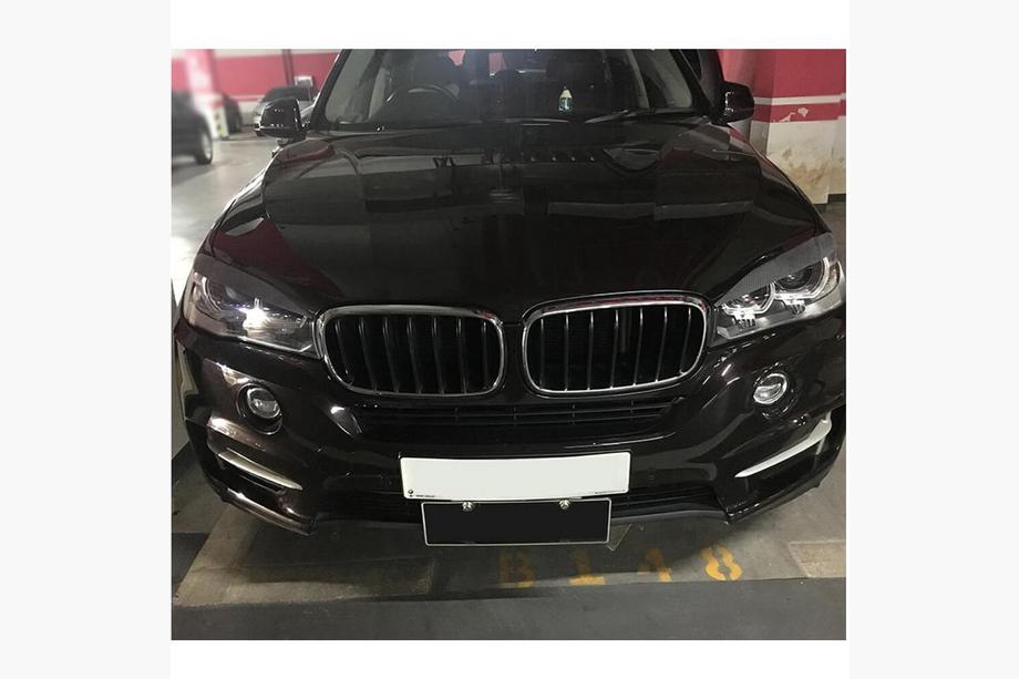BMW X6 F16 2014-2019 Scheinwerferblenden Trockencarbon V2 Foto 3