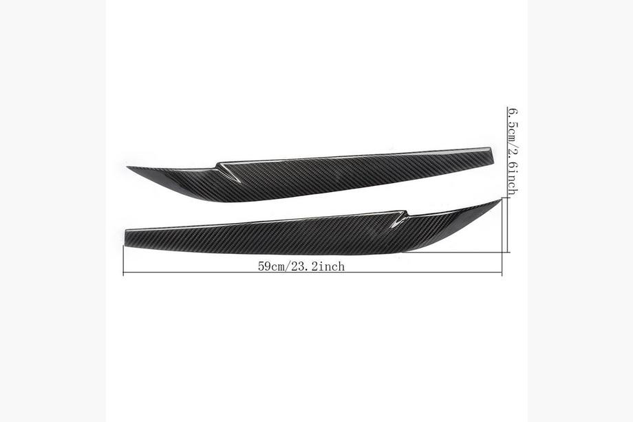BMW X6 F16 2014-2019 Scheinwerferblenden Trockencarbon V2 Foto 6