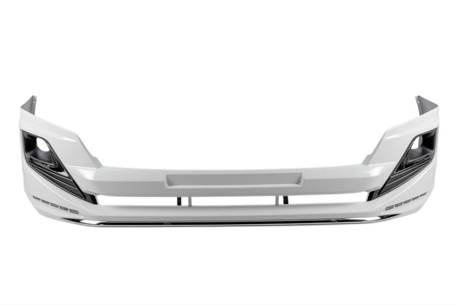 Toyota Land Cruiser Prado 150 2009-2023 Stoßstangenschutz vorne und hinten Luxury (2013-2017) Weiß Foto 5