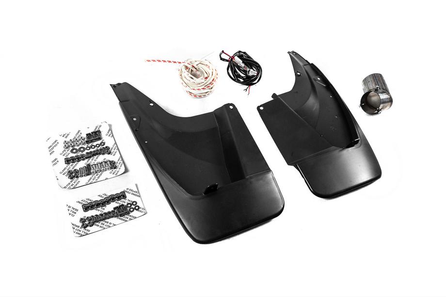 Toyota Land Cruiser Prado 150 2009-2023 Stoßstangenschutz vorne und hinten Luxury (2013-2017) Weiß Foto 14