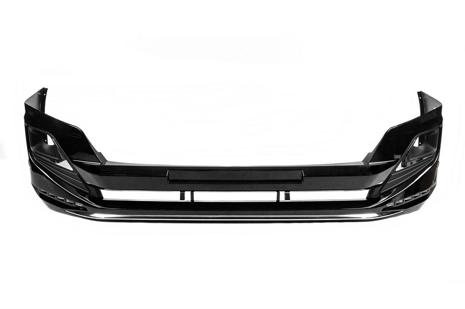 Toyota Land Cruiser Prado 150 2009-2023 Stoßstangenschutz vorne und hinten Luxury (2013-2017) Weiß Foto 16