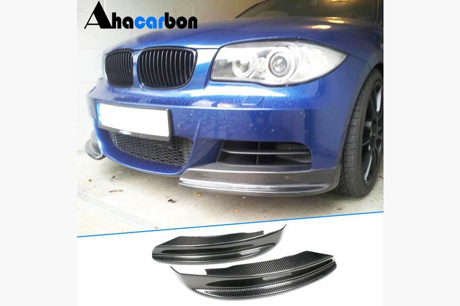 BMW 1 Series E81/E82/E87/E88 2004-2011 Frontstoßstangen Flap Aufsätze (für E82/E88 M-Sport, Carbon) Image