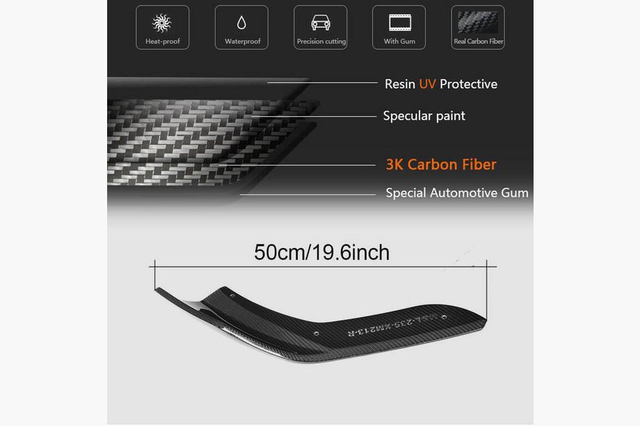 BMW 2 Series F22/F23 2014-2021 Frontspoiler Flap Aufsätze (für F87 M2/M2C, Carbon) Foto 6