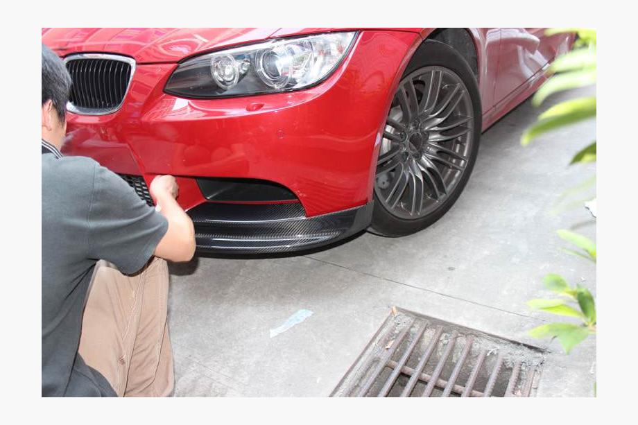 BMW 3 Series E90/E91 2005-2011 Frontstoßstangen Flaps Aufsätze (für E90 2008-2011 Base, Carbon) Foto 6