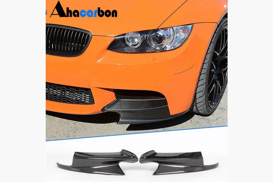 BMW 3 Series E92/E93 2006–2013 Frontstoßstangen Flap Aufsätze Carbon (für M3, Carbon) Image