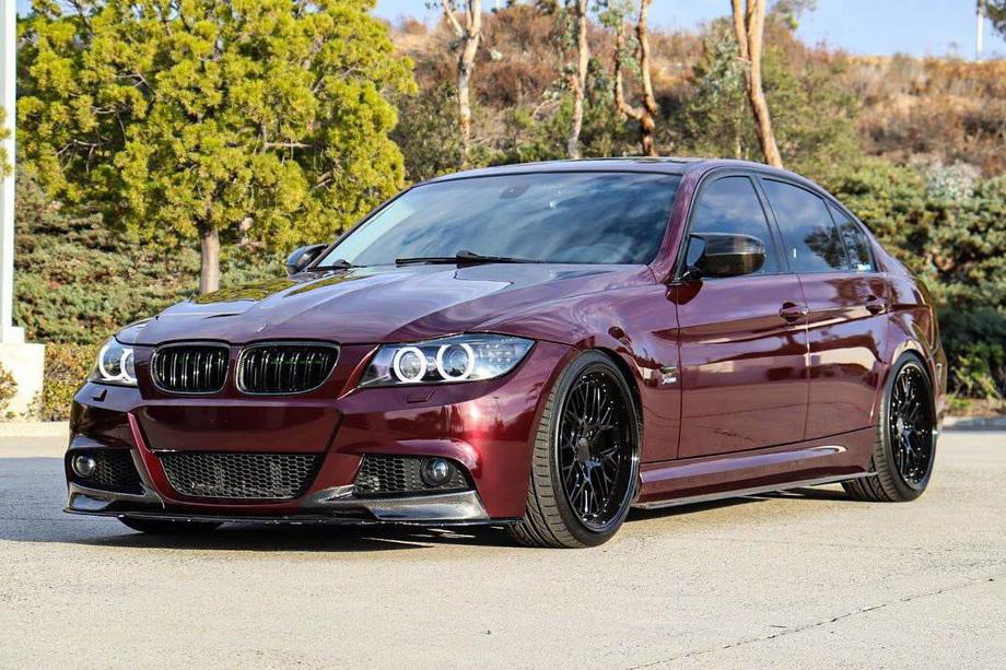BMW 3 Series E90/E91 2005-2011 Frontstoßstangen Flaps (für E90 2008-2011 M-Sport, Carbon) Foto 3
