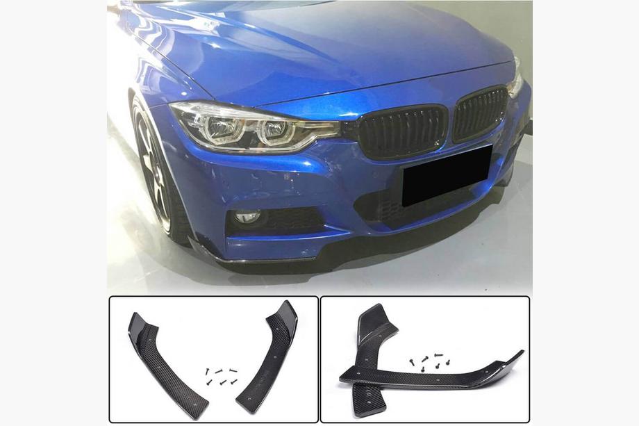 BMW 3 Series F30/F31 2012-2019 Frontstoßstangen Flap Aufsätze (für F30 M-Sport, Carbon) Image