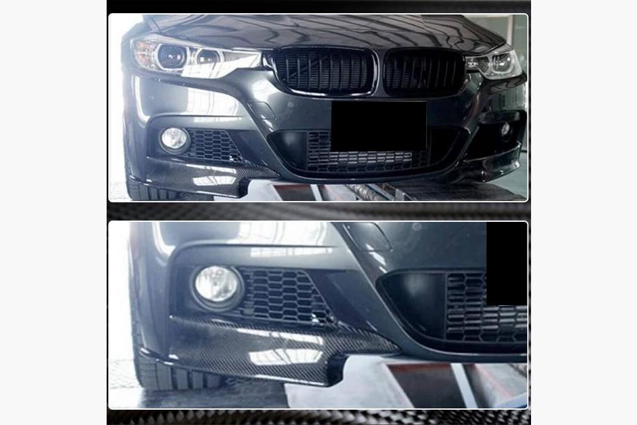 BMW 3 Series F34 2013–2020 Frontstoßstangen Flap Aufsätze (für F34 M-Sport, Carbon) Foto 4