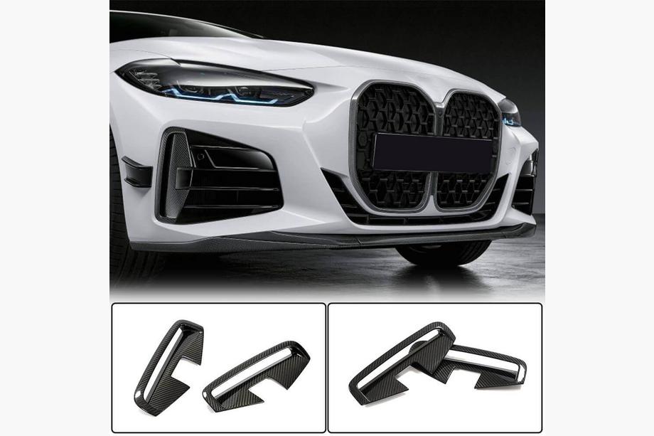 BMW 4 Series G22/23/26 2020- Frontstoßstangenlippe (für G22/G23 M-Sport, Carbon) Foto 1