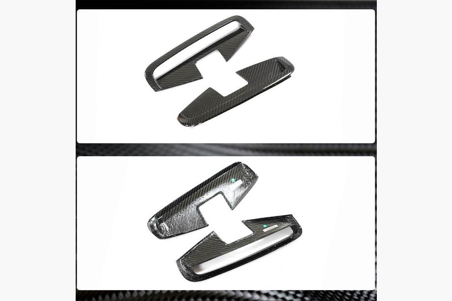 BMW 4 Series G22/23/26 2020- Frontstoßstangenlippe (für G22/G23 M-Sport, Carbon) Foto 4