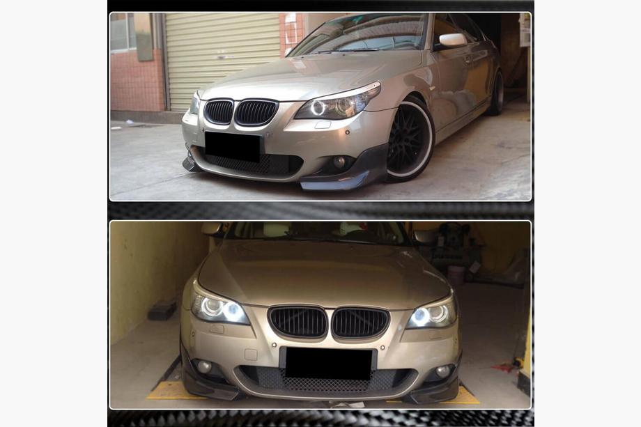 BMW 5 Series E60/E61 2003-2010 Frontstoßstangen Flap Aufsätze (für M-Sport, Carbon) Foto 4