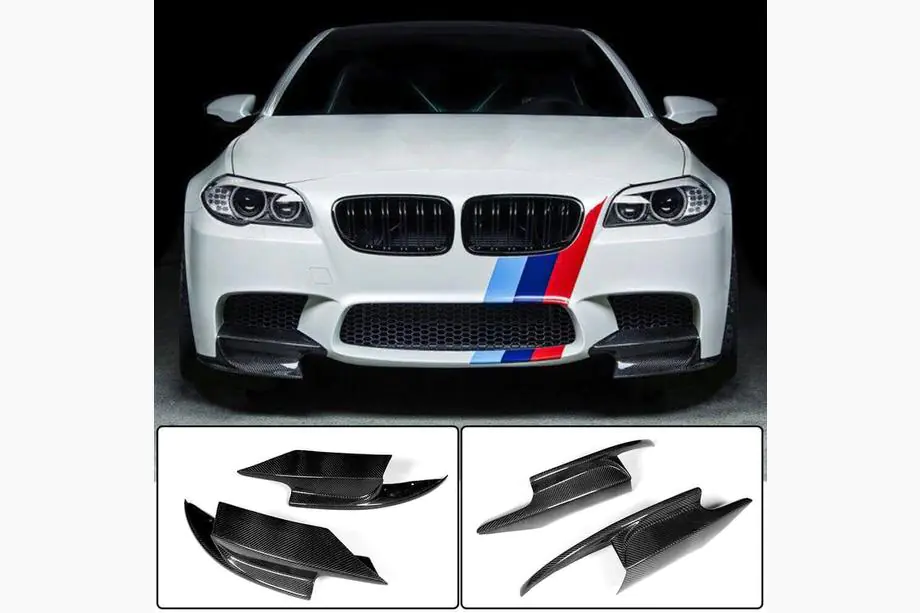 BMW 5 Series F10/F11 2010–2016 Frontstoßstangen Flap Aufsätze (für F10 M5, Carbon) Foto 1