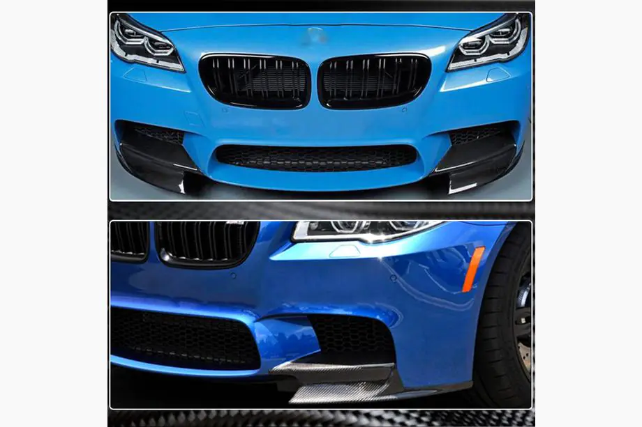 BMW 5 Series F10/F11 2010–2016 Frontstoßstangen Flap Aufsätze (für F10 M5, Carbon) Foto 3