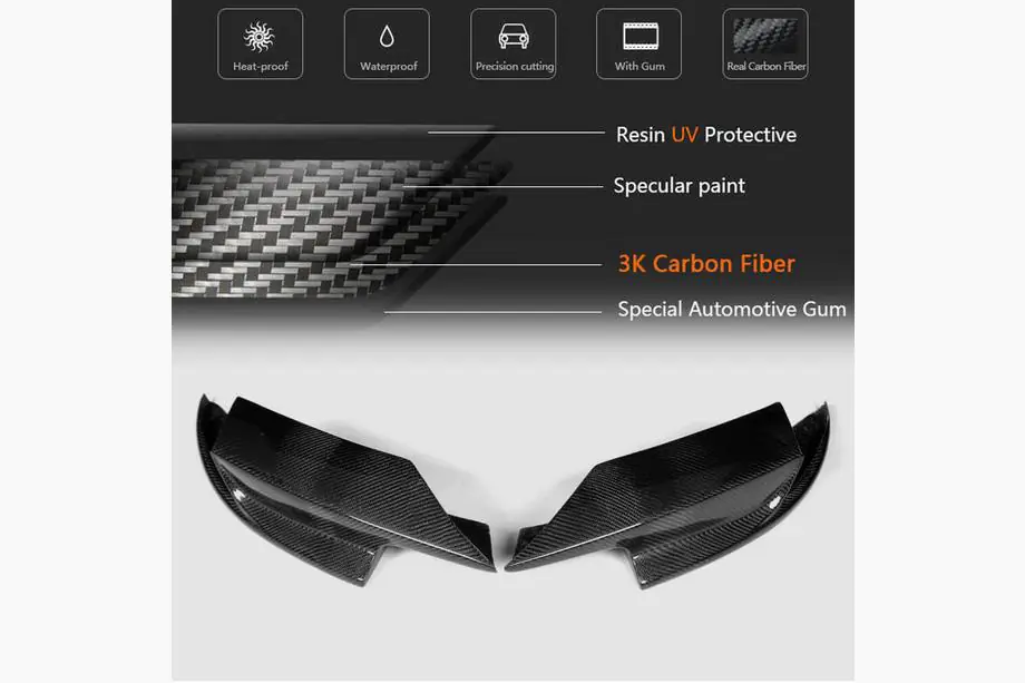 BMW 5 Series F10/F11 2010–2016 Frontstoßstangen Flap Aufsätze (für F10 M5, Carbon) Foto 5
