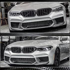 BMW 5er G30/G31 2017–2023 Frontstoßstangen Flaps Aufsätze (für M5 F90 2017-2020, Carbon) Foto 4