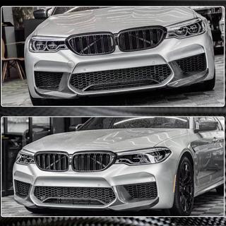 Frontstoßstangen Flaps Aufsätze (für M5 F90 2017-2020, Carbon) BMW 5er G30/G31 2017–2023 Foto 4
