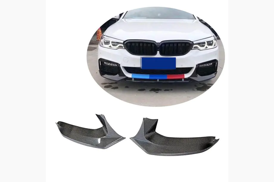 BMW 5er G30/G31 2017–2023 Frontstoßstangen Flaps V1 für M-Sport 2017-2020 Carbon Foto 1