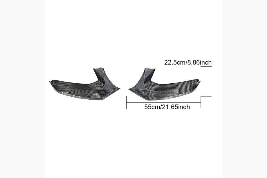 BMW 5er G30/G31 2017–2023 Frontstoßstangen Flaps V1 für M-Sport 2017-2020 Carbon Foto 6