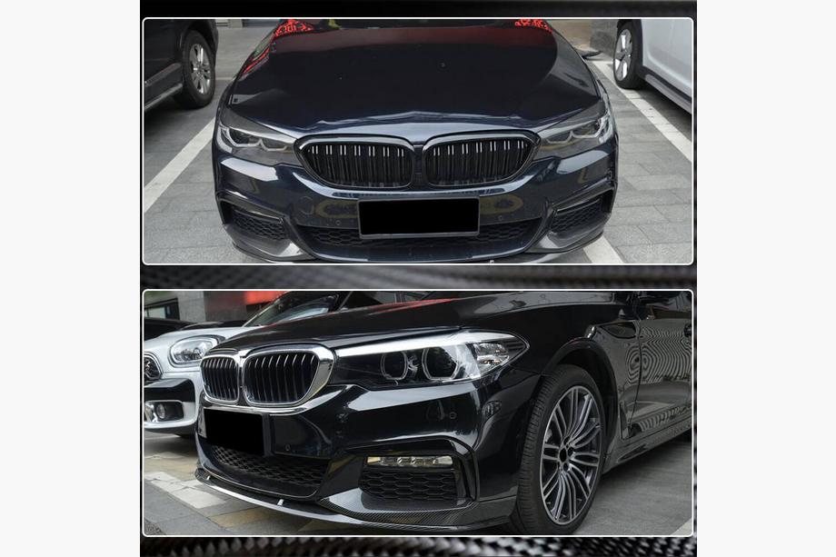 BMW 5er G30/G31 2017–2023 Frontstoßstangen Flaps V2 für M-Sport 2017-2020 Carbon Foto 5