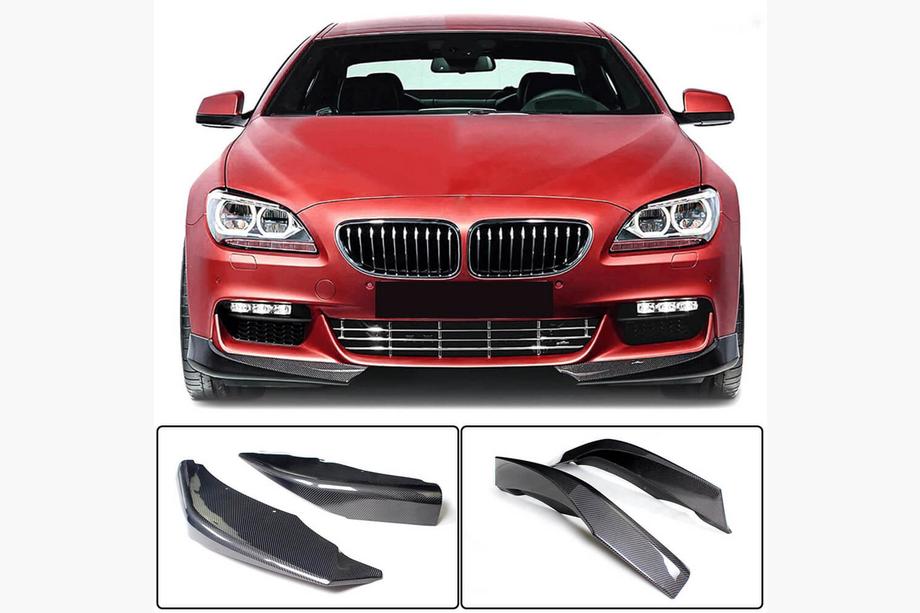 BMW 6 Series F12/F13/F06 2011-2018 Frontstoßstangenaufsatz Flap V1 (für M-Sport, Carbon) Foto 1