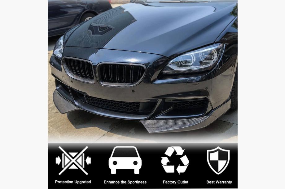 BMW 6 Series F12/F13/F06 2011-2018 Frontstoßstangenaufsatz Flap V1 (für M-Sport, Carbon) Foto 2