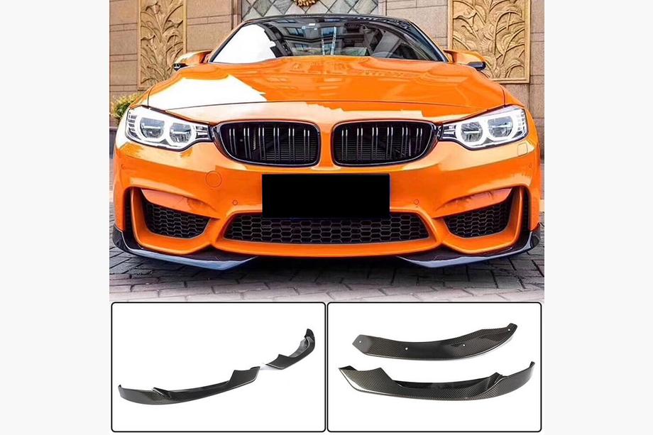 BMW 3 Series F30/F31 2012-2019 Frontstoßstangenaufsatz Flap V1 (für F80, Carbon) Image