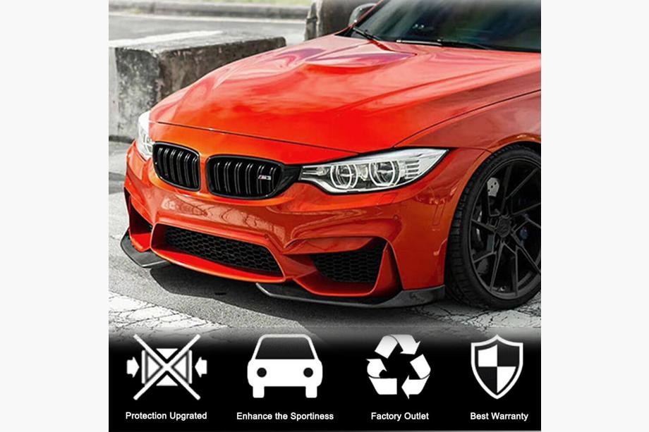 BMW 4 Series F32/F33/F36 2012-2020 Frontstoßstangenaufsatz Flap V2 (für F82/F83, Carbon) Foto 2