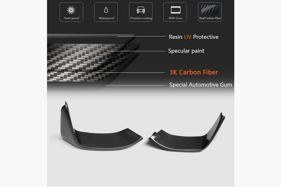 BMW 4 Series F32/F33/F36 2012-2020 Frontstoßstangen Flap Carbon V5 Aufsätze (für F82/F83) Foto 6