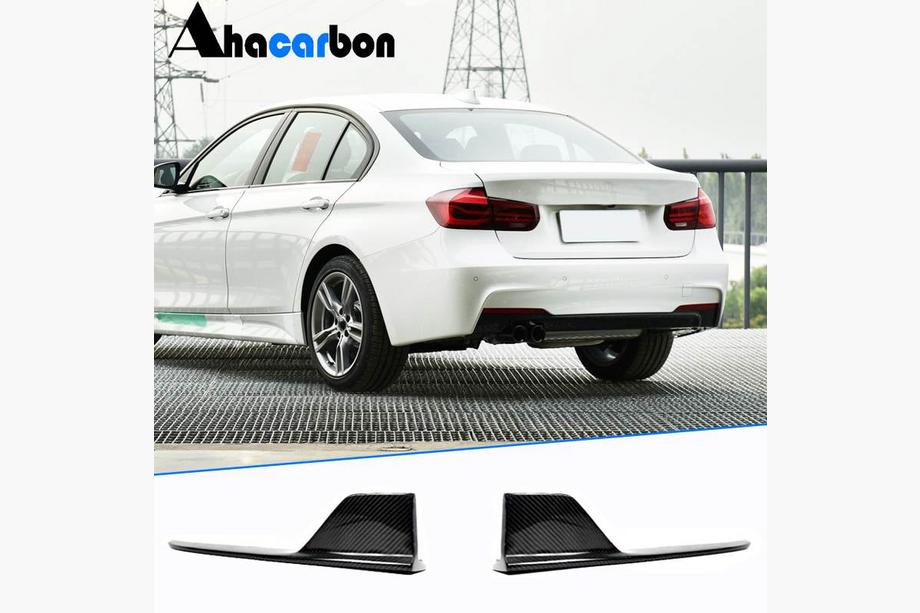 BMW 3 Series F30/F31 2012-2019 Heckstoßstangenabdeckung Flap (für F30 M-Sport, Carbon) Image