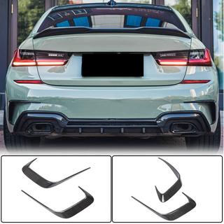 Heckstoßstangen Flaps Aufsätze (für M-Sport 2018-2022, Carbon) BMW 3 Series G20/G21 2018- Foto 2