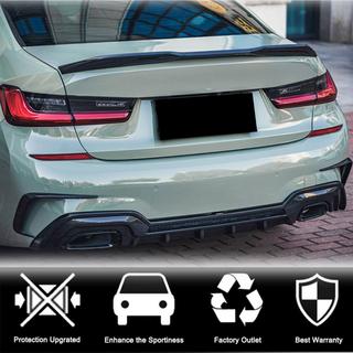 Heckstoßstangen Flaps Aufsätze (für M-Sport 2018-2022, Carbon) BMW 3 Series G20/G21 2018- Foto 4