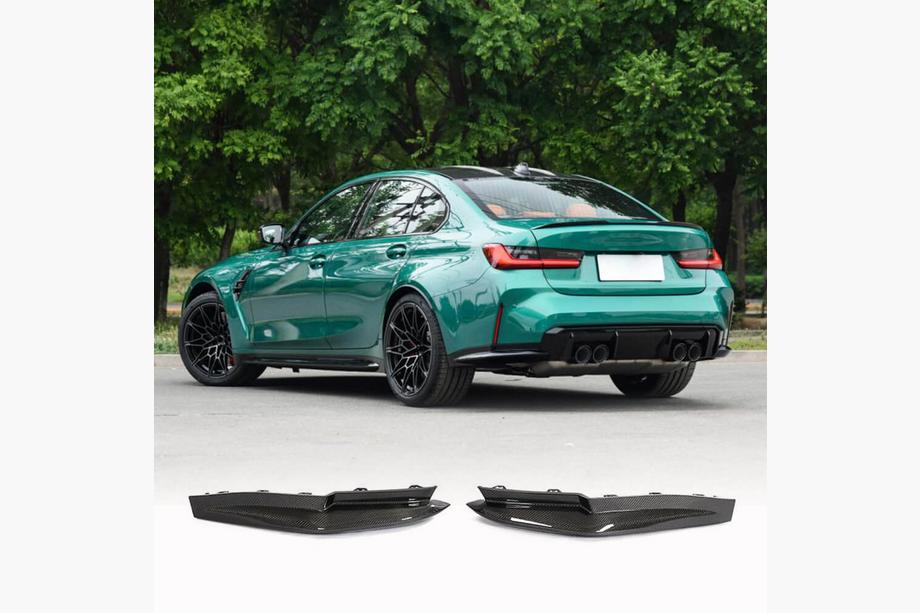 BMW 3 Series G20/G21 2018- Heckstoßstangenaufsatz Flap V1 (für G80, Carbon) Image