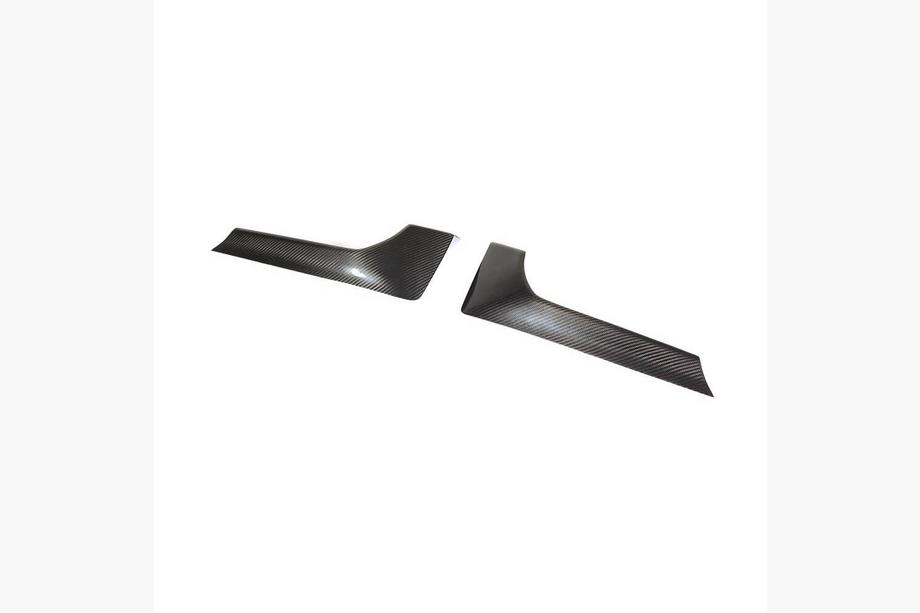 BMW 5er G30/G31 2017–2023 Carbon Flaps für die Heckstoßstange (für M-Sport/M5 F90, Carbon) Foto 4