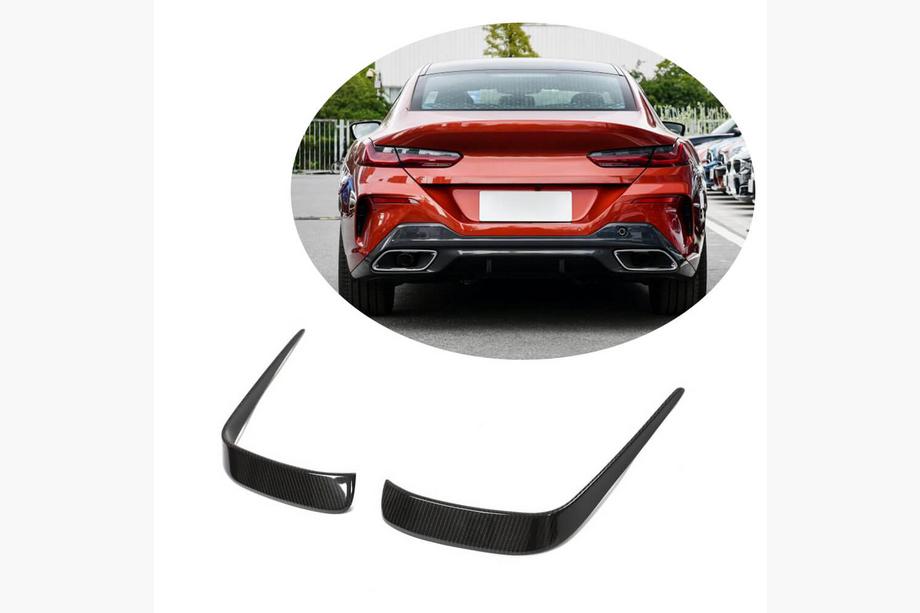 BMW 8 Series G14/G15/G16 2018- Heckstoßstange Diffusor V1 für M-Sport, Carbon Foto 1